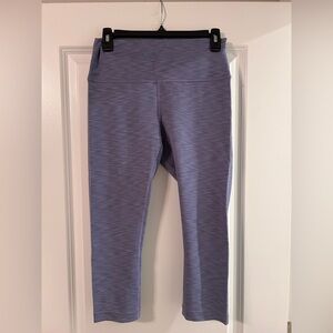 Lululemon Athletica Wunder Train Crop 21” Purple Leggings